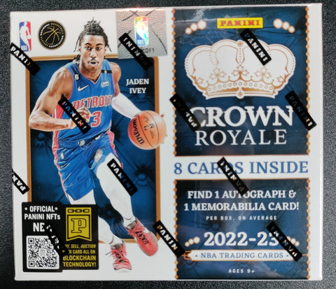 Panini Crown Royale 2022-23 Basketball Hobby Box