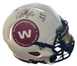 Terry McLaurin Signed Full Size Authentic Washington Football Team Helmet Inscribed “Scary Terry” Beckett COA