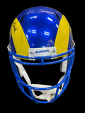 DEVANTE ADAMAS AUTHENTIC AUTOGRAPH ON LA RAMS REPLICA HELMET