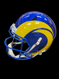 DEVANTE ADAMAS AUTHENTIC AUTOGRAPH ON LA RAMS REPLICA HELMET