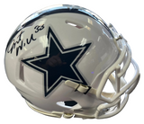 Javonte Williams Signed Cowboys Mini Helmet