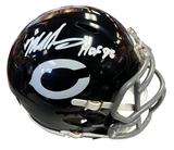 Mike Singletary Signed Bears Mini Helmet Beckett COA