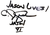 Jason Mask Signed By 4 Jasons