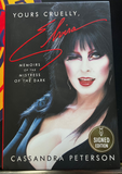Elvira Signed “Yours Crulley Elvira Memories Of Mistress Of The Dark” Book Beckett COA