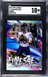 2024 Topps Chrome Caleb Williams Finesse Refractor Rookie Card F-1 SGC 10