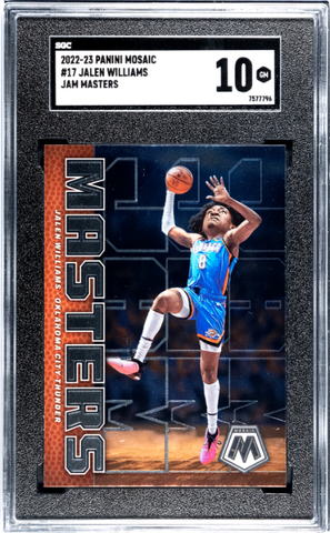 2022-23 Panini Mosaic Jalen Williams Jam Masters Card #17
