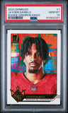 2024 DONRUSS Jayden Daniels Rookie Gridiron Kings Rookie Card #1 PSA 10
