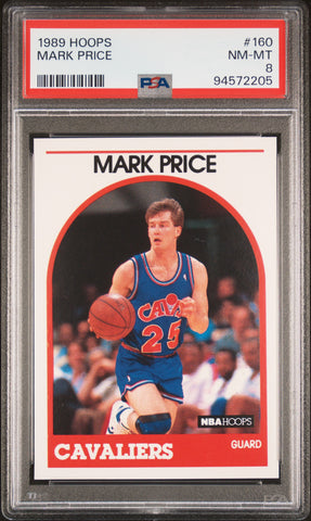 1989 Hoops Mark Price Card #160 PSA 8