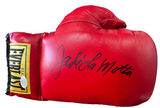Jake Lamotta Signed Boxing Glove JSA COA