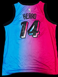 Tyler Herro Vice Nights Swing Man Signed Authentic Jersey JSA COA