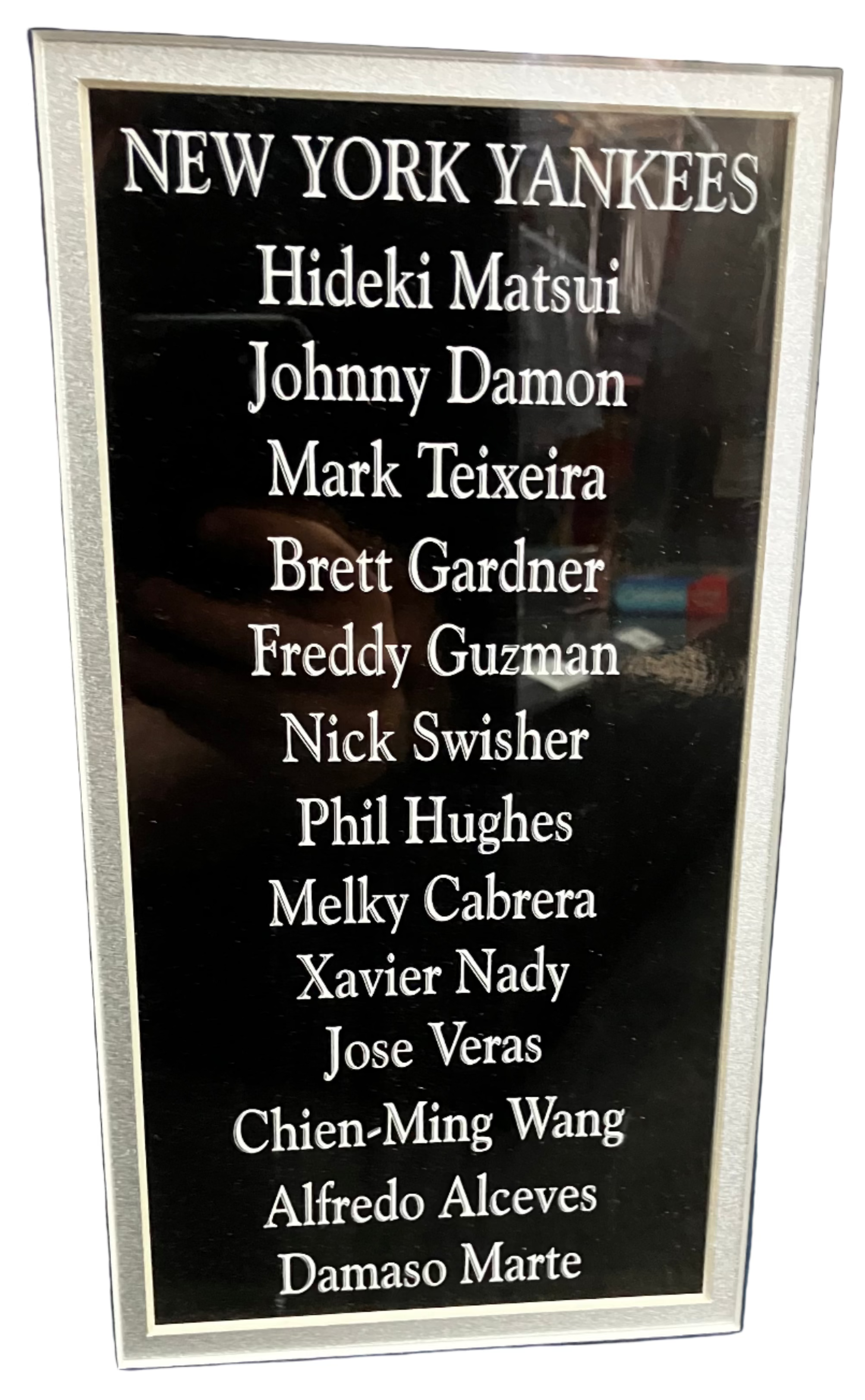 New York Gallery Shane Bowden 直筆サイン入り New York Yankees 2009 World Series Team Signed Framed Jersey W