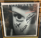 Foreigner Signed Framed Record