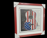 KAT American Acoustic Limited Edition Lithograph, signed Framed Art Work