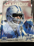 Game day Magazine Silver Season Edition signed by 3 Cowboys Players JSA COA