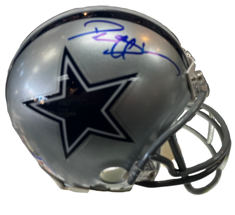 Deion Sanders Signed Mini Speed Dallas Cowboys Helmet