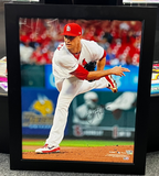 Jack Flaherty Signed Framed Photo