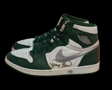 Larry Bird Signed Authenticated Jordan 1 highs PSA COA