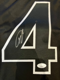 Giannis Antetokounmpo Black Milwaukee Bucks JSA Certified Jersey XL