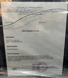 “Pistol Pete” Maravich Signed framed Index Card W/ COA