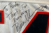 Brian Urlacher Signed Framed Jersey and Photo JSA CO
