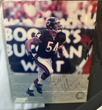 Brian Urlacher Signed Framed Jersey and Photo JSA CO