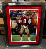 Steve Young Autographed San Francisco 49ers Framed 24x24 Photo GTSM
