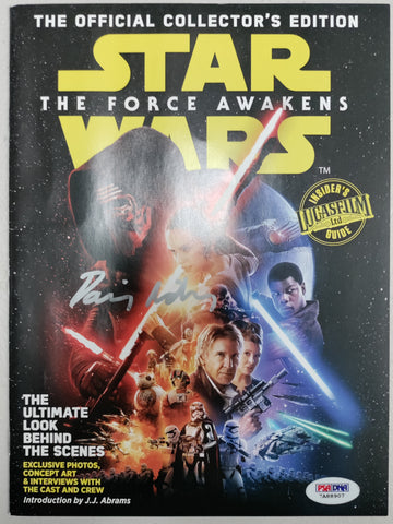 "Star Wars: The Force Awakens" Official Collector's Edition Book Daisy Ridley Autographed PSA
