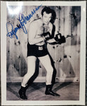 Ingemar Johansson Signed 8x10 With Historical Page