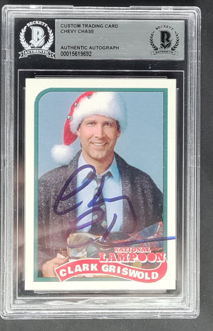 Clark Griswold Christmas Vacation Trading Card Reprint Chevy Chase Chicago  Bears