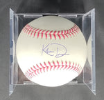 Khris Davis Oakland Athletics Autographed Baseball Fanatics COA