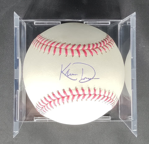 Khris Davis Oakland Athletics Autographed Baseball Fanatics COA