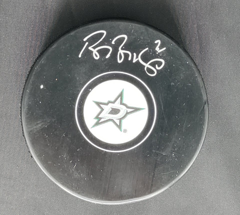 Ben Bishop Dallas Stars Autographed Hockey Puck Fanatics COA