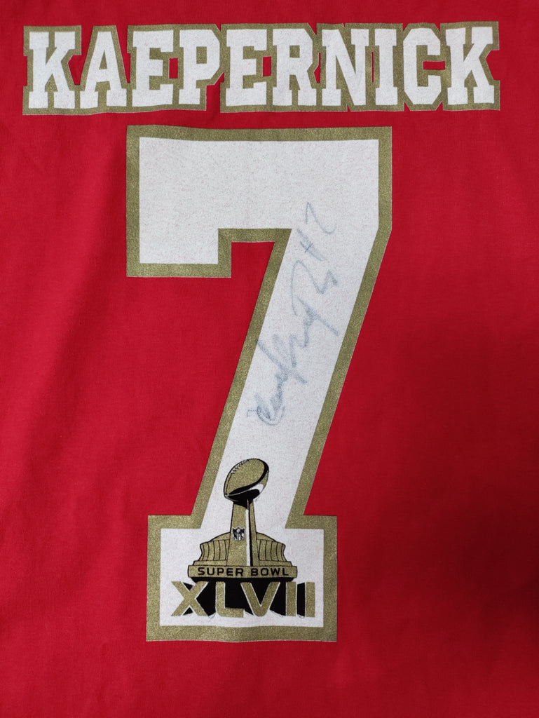 Colin kaepernick store autographed jersey