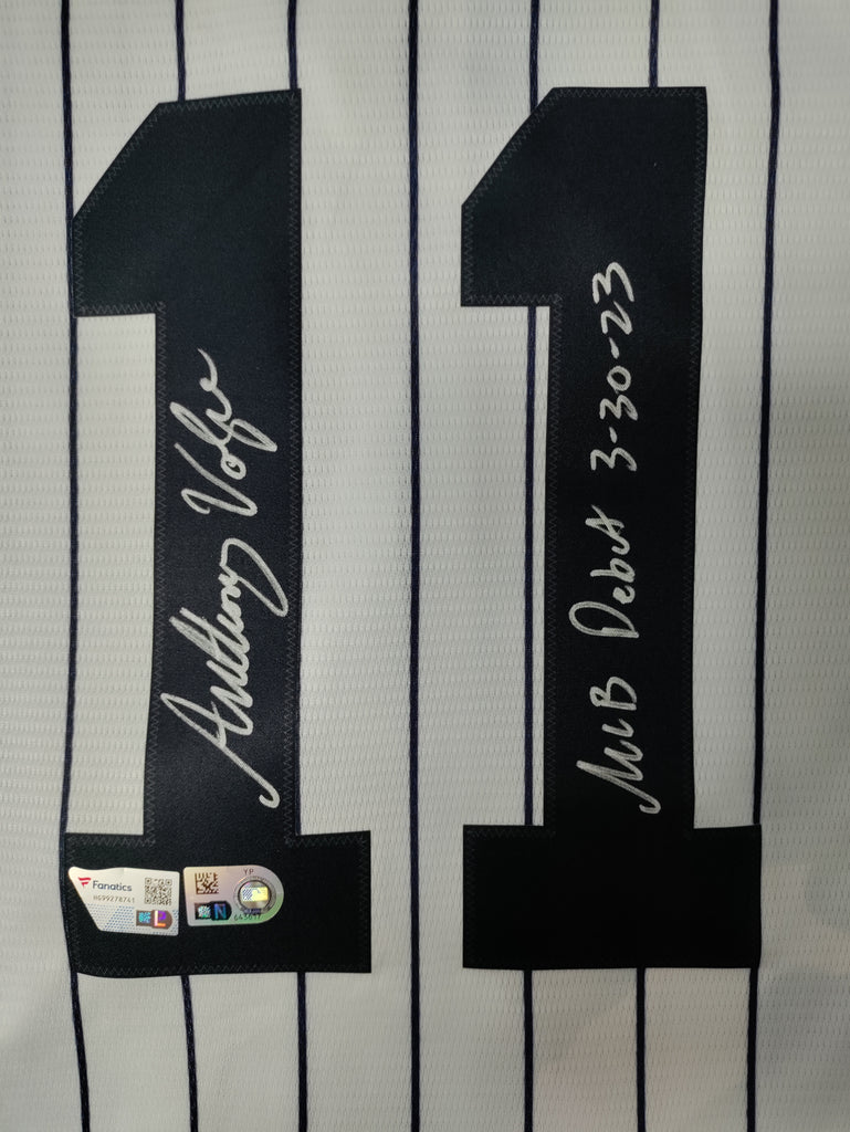 Anthony Volpe New York Yankees Autographed Replica Jersey with