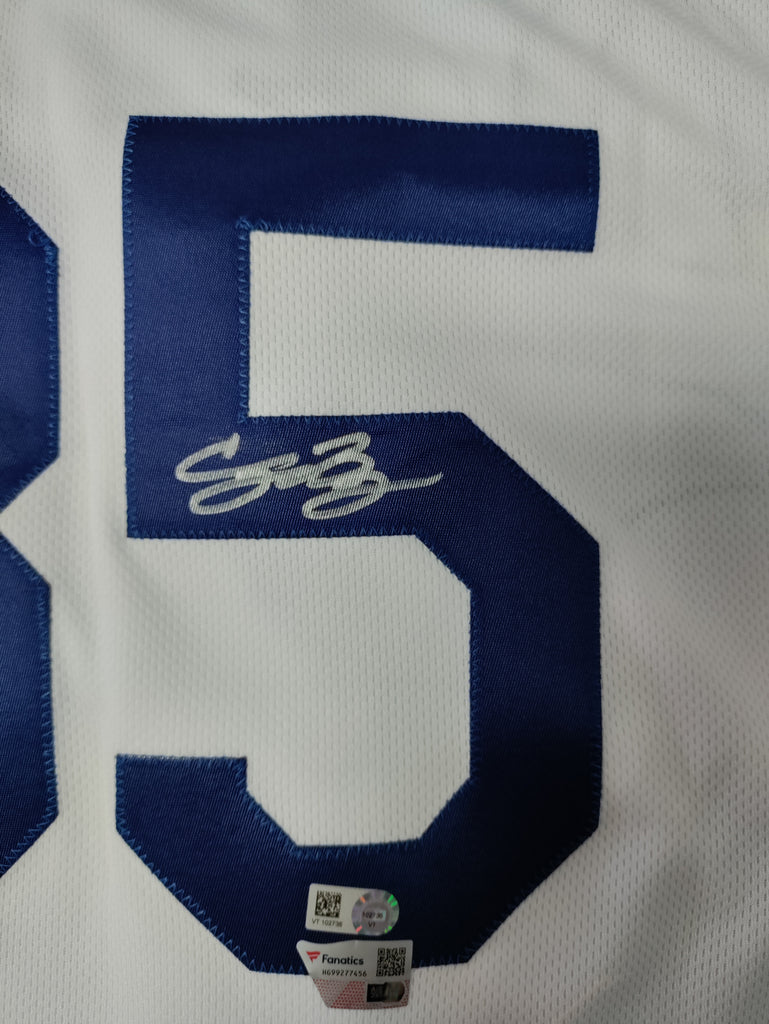 CODY BELLINGER DODGERS CHAMPION SIGNED 2020 WORLD SERIES JERSEY