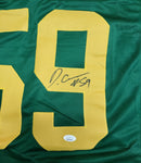 De'Vondre Campbell Signed Custom Packers Jersey JSA COA