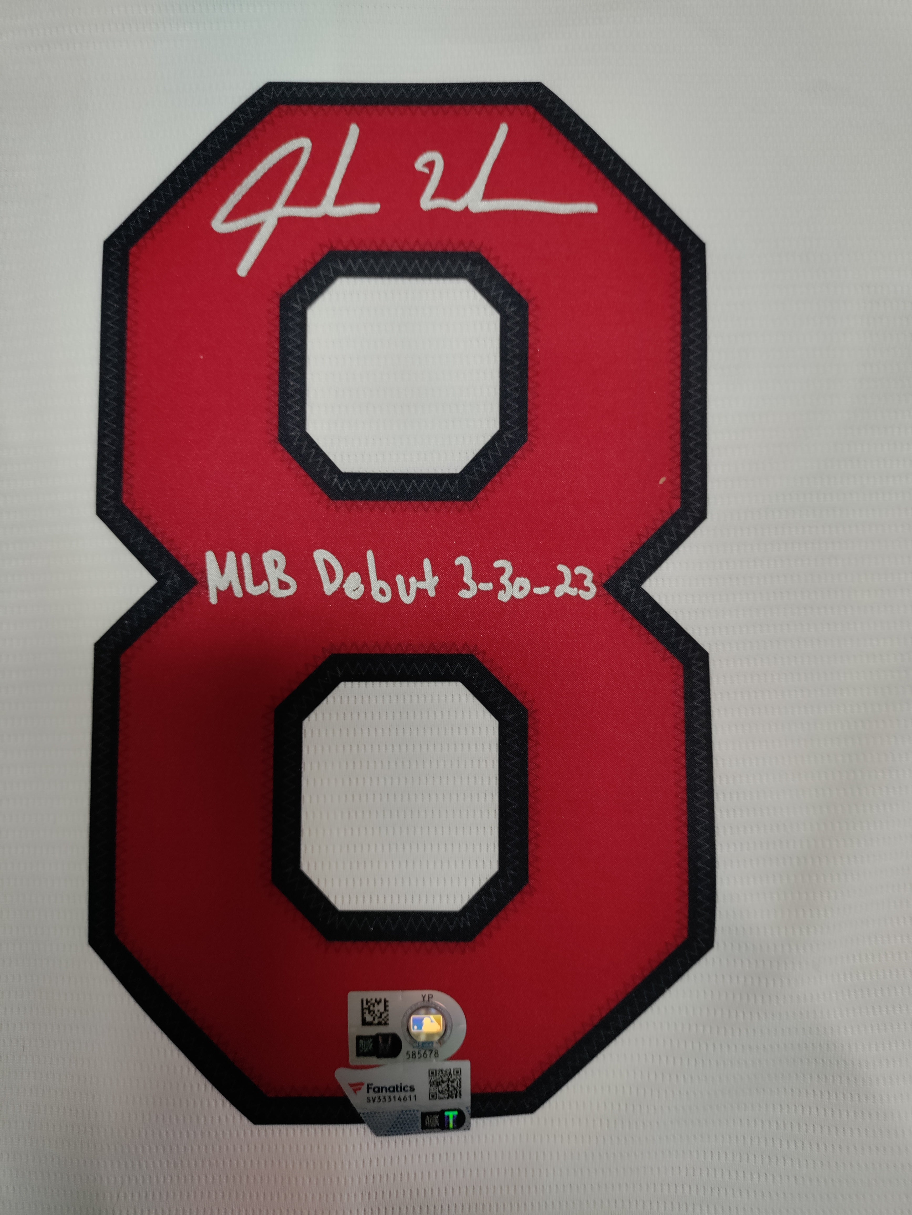 Jordan Walker St. Louis Cardinals Autographed White Nike Replica Jersey  with MLB Debut 3-30-23 Inscription