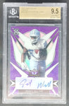 Javonte Williams 2021 Leaf Valiant Purple #BAJW2 Auto /25 Beckett 9.5