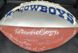 Dallas Cowboys Legends Signed Football Including Mel Renfro, Tony Hill, and Others JSA Authenticated