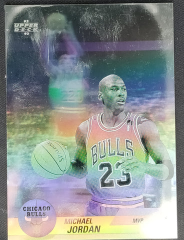 Michael Jordan 1992-93 Upper Deck MVP AW9 Basketball Card