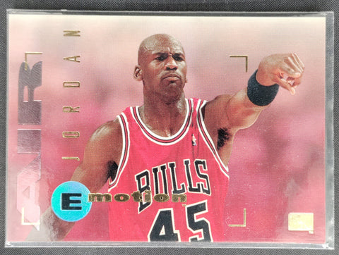 Michael Jordan 1995 Skybox Emotion #100 Basketball Card
