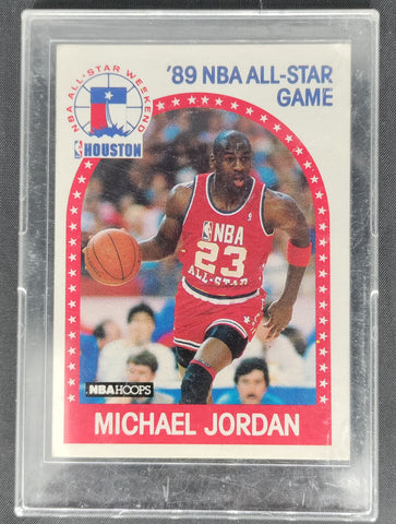 Michael Jordan 1989 NBA Hoops #21 Basketball Card