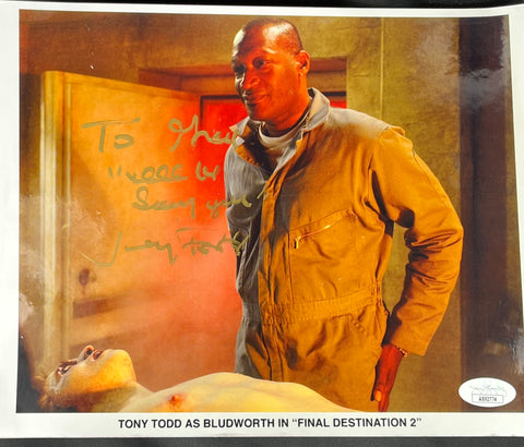 Tony Todd Signed 8X10 JSA COA