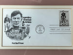 Jim Thorpe Framed Card and Envelope