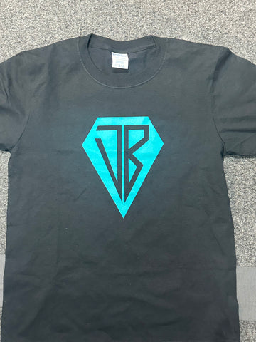 Diamond Boy T-Shirt Turquoise Logo