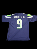 Kenneth Walker III Signed Blue Rep Jersey