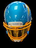Ladainian Tomlimson Signed Powder Blue Full Size Authentic Speed Flex Helmet Beckett COA