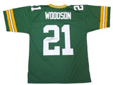 Charles Woodson Green Bay Packers Signed Mitchell And Ness Green Authentic Jersey
