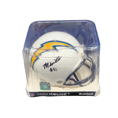 Mike Williams Signed Mini Helmet