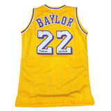 Elgin Baylor Signed Lakers Jersey
